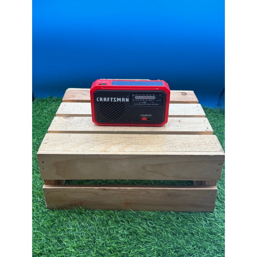 Vintage Craftsman Solar Crank Weather Radio AM FMNOAA Alert EmergencyCMXZBAW2022